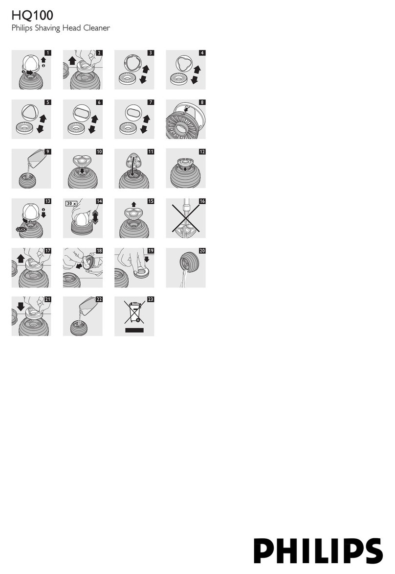 Philips HQ100/01 user manual