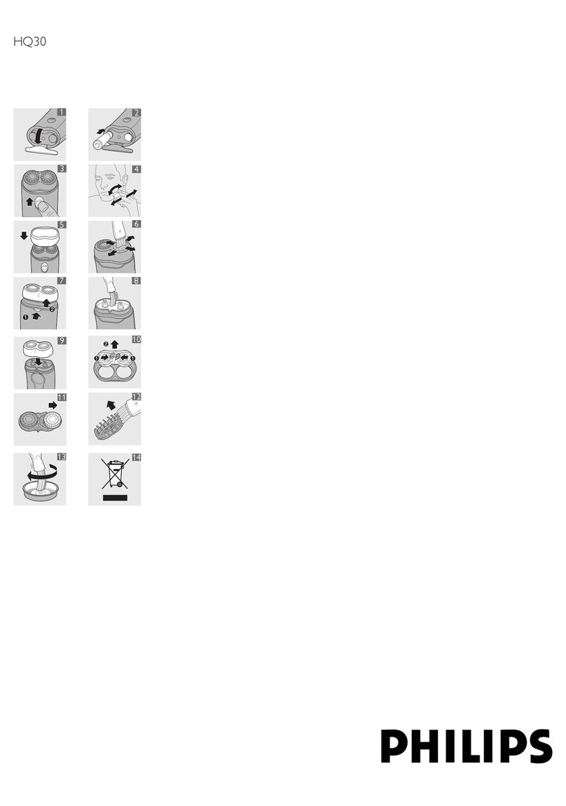 Philips Philishave HQ 30 user manual