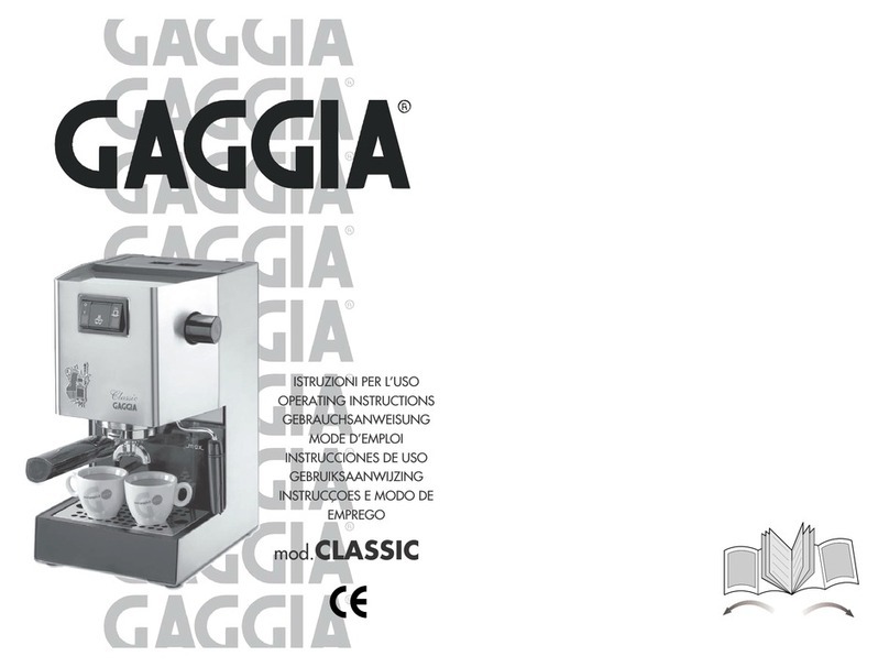 Gaggia CLASSIC User manual