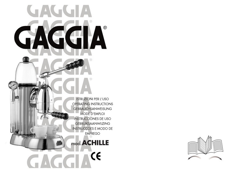Gaggia Achille User manual