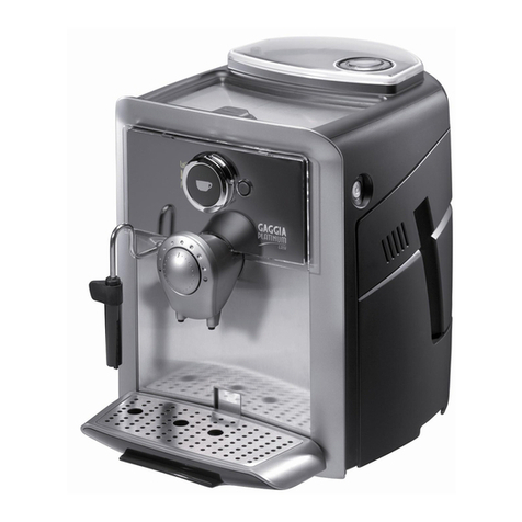 Gaggia 10002006 Operation and maintenance manual