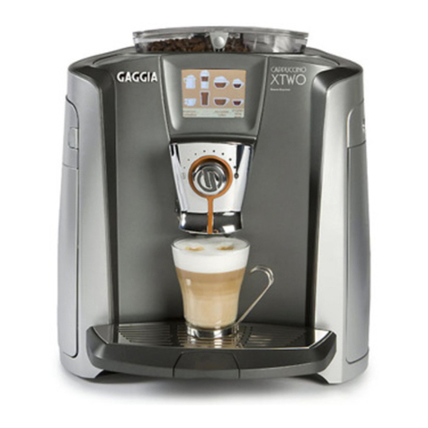 Gaggia 10001800 Operating instructions