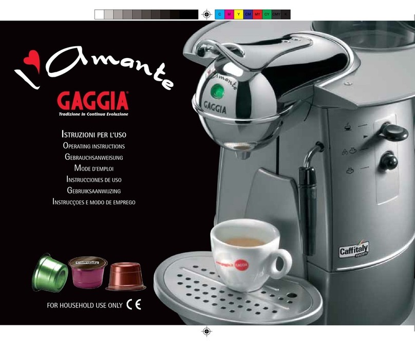 Gaggia 10002892 User manual