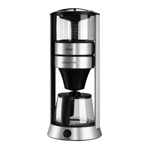 Philips Cafe Gourmet HD5410/00 User manual