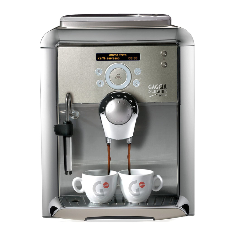 Gaggia RI8176/50 User manual