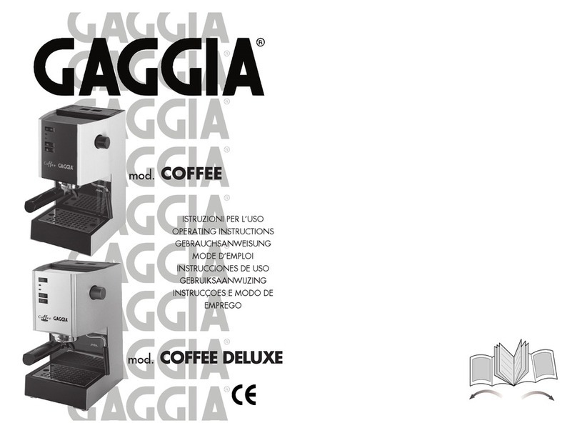 Gaggia COFFEE DELUXE operating instructions
