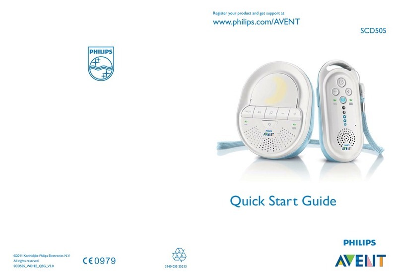 Philips AVENT SCD505/01 User manual Philips AVENT SCD505/01 User manual