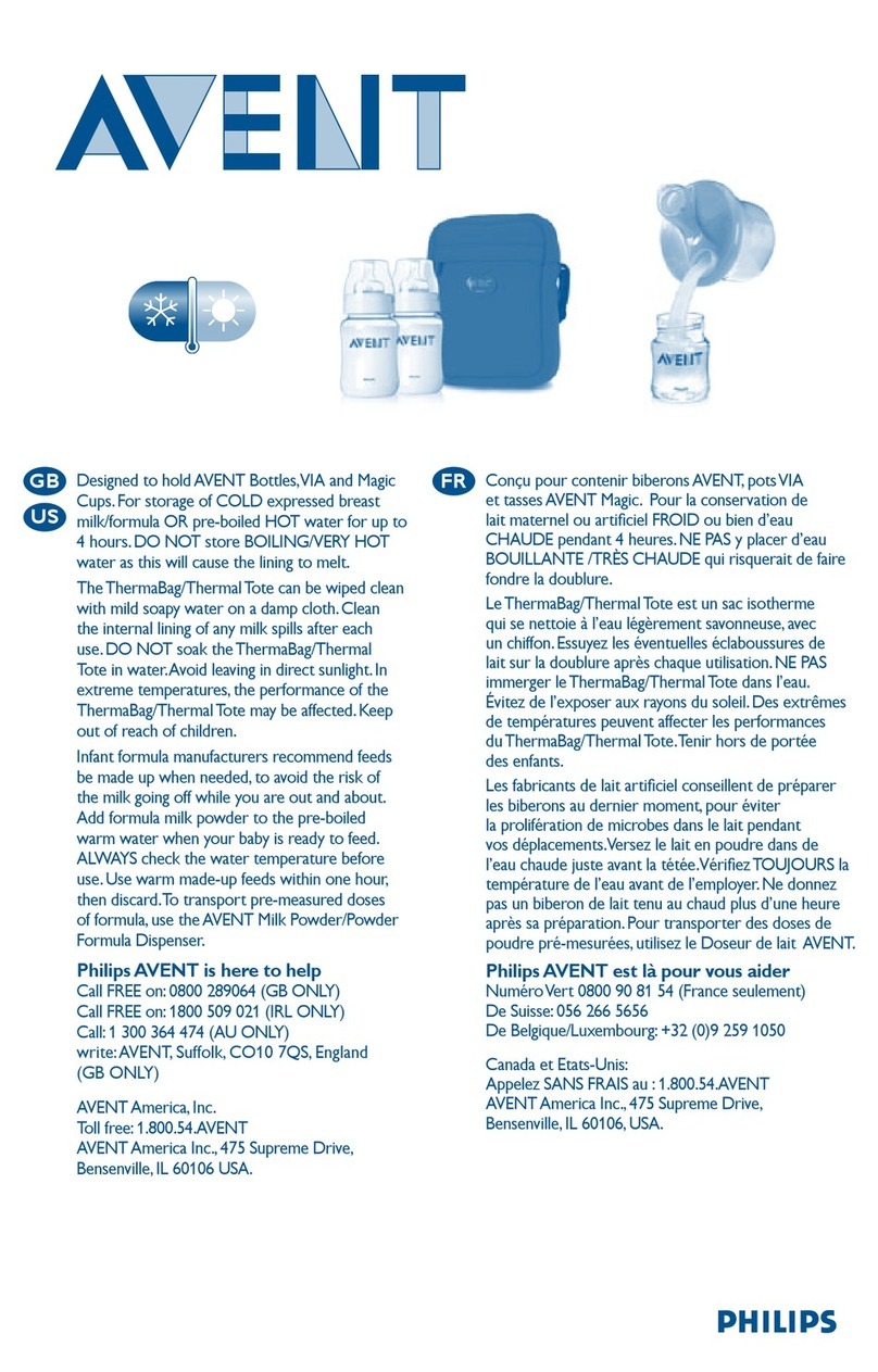 Philips AVENT SCD137/80 Instruction leaflet