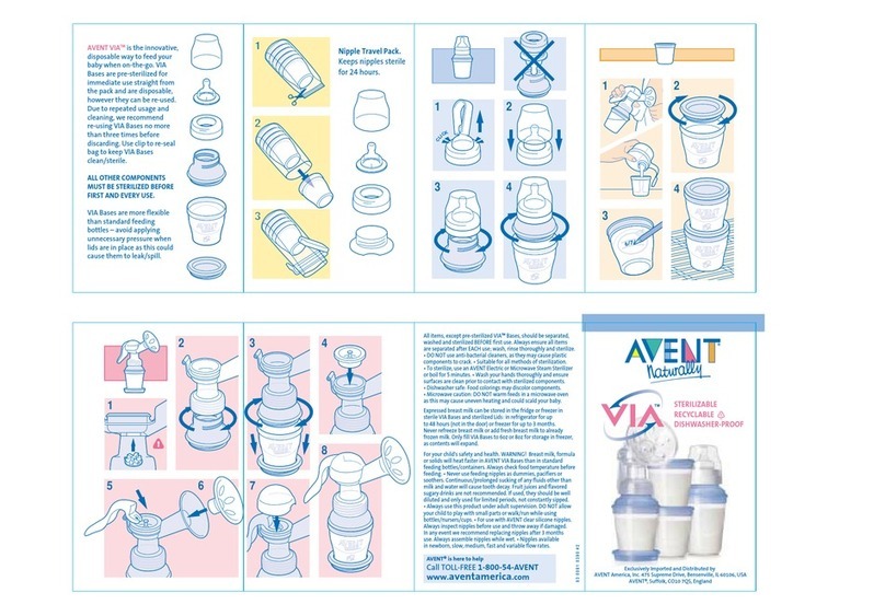 Philips AVENT SCF612/10 Instruction leaflet