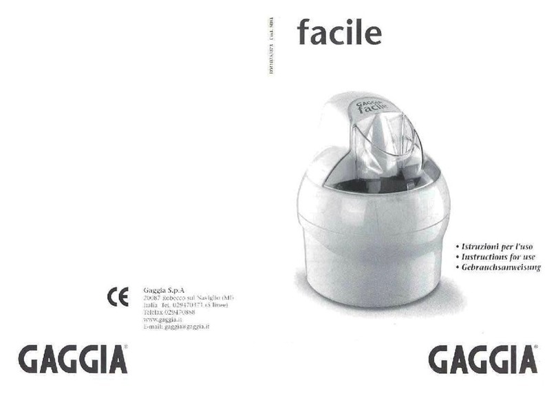 Gaggia FAIXX014MENBLC User manual