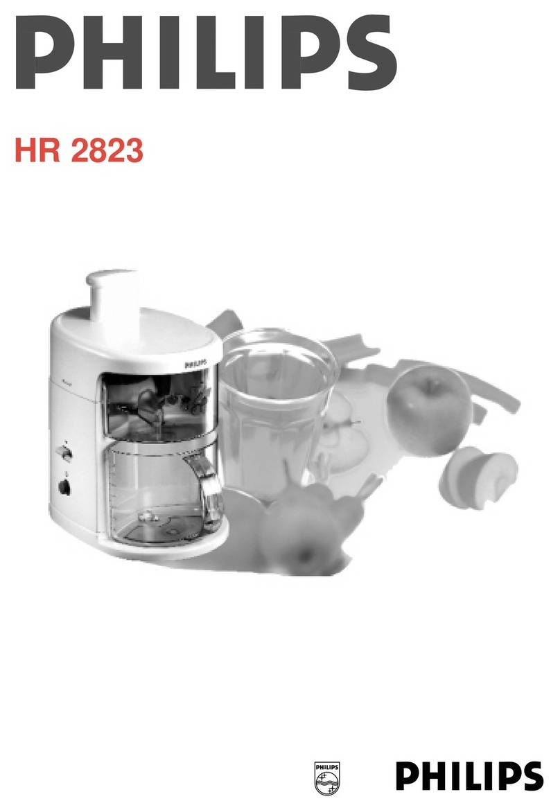 Philips HR2823/10 operating instructions