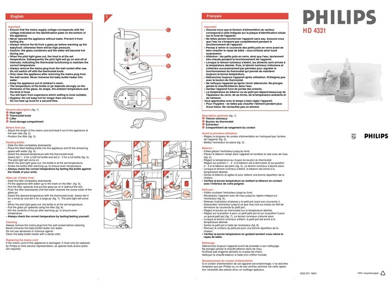 Philips HD4331/01 User manual