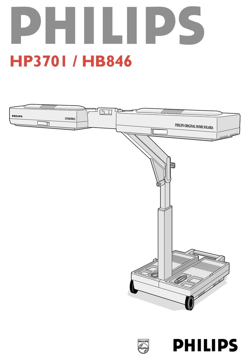 Philips HP3701/01 operating instructions