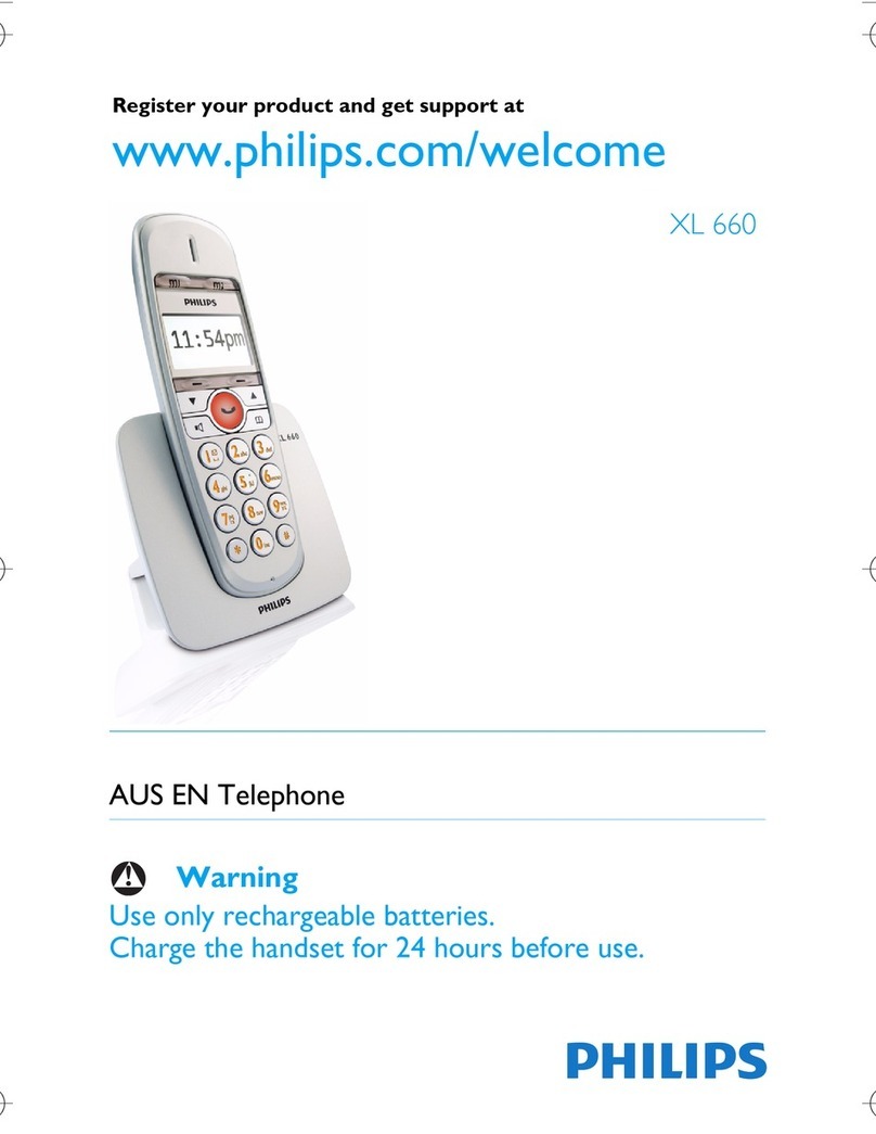 Philips XL6601C/38 User manual
