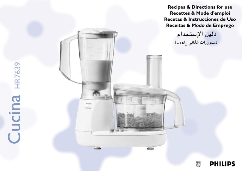 Philips HR7639/60 Recipes & directions for use