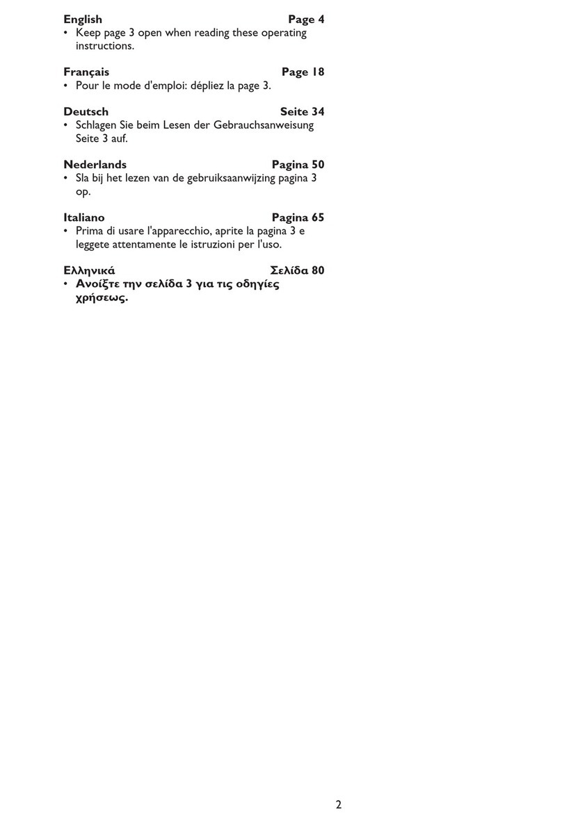 Philips HR2833/00 operating instructions