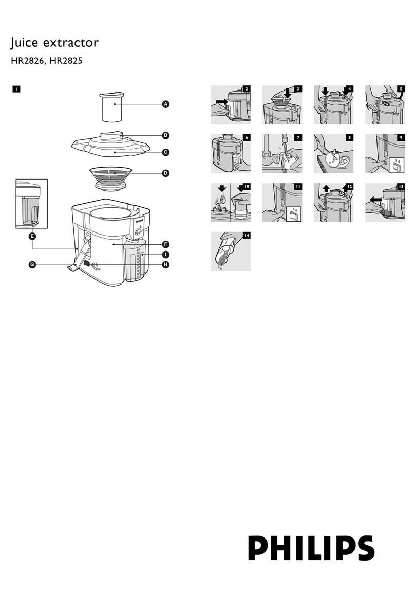 Philips HR2826 user manual