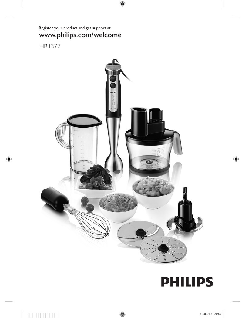 Philips HR1377/92 User manual