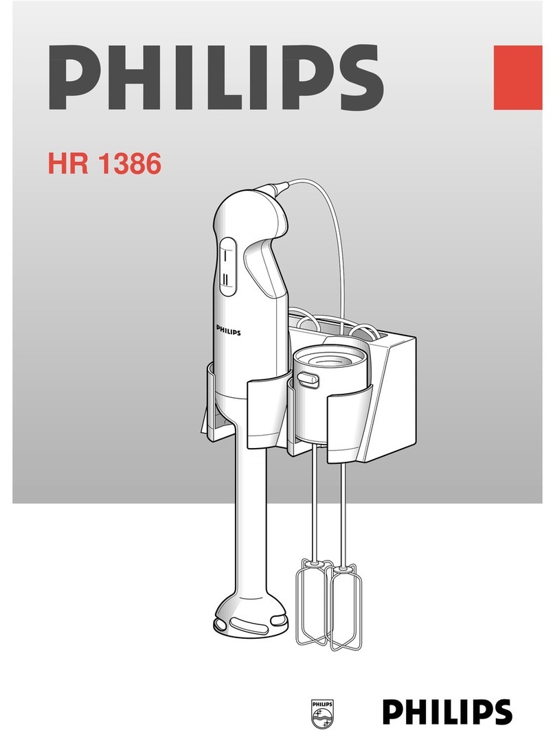 Philips HR1386/00 user manual