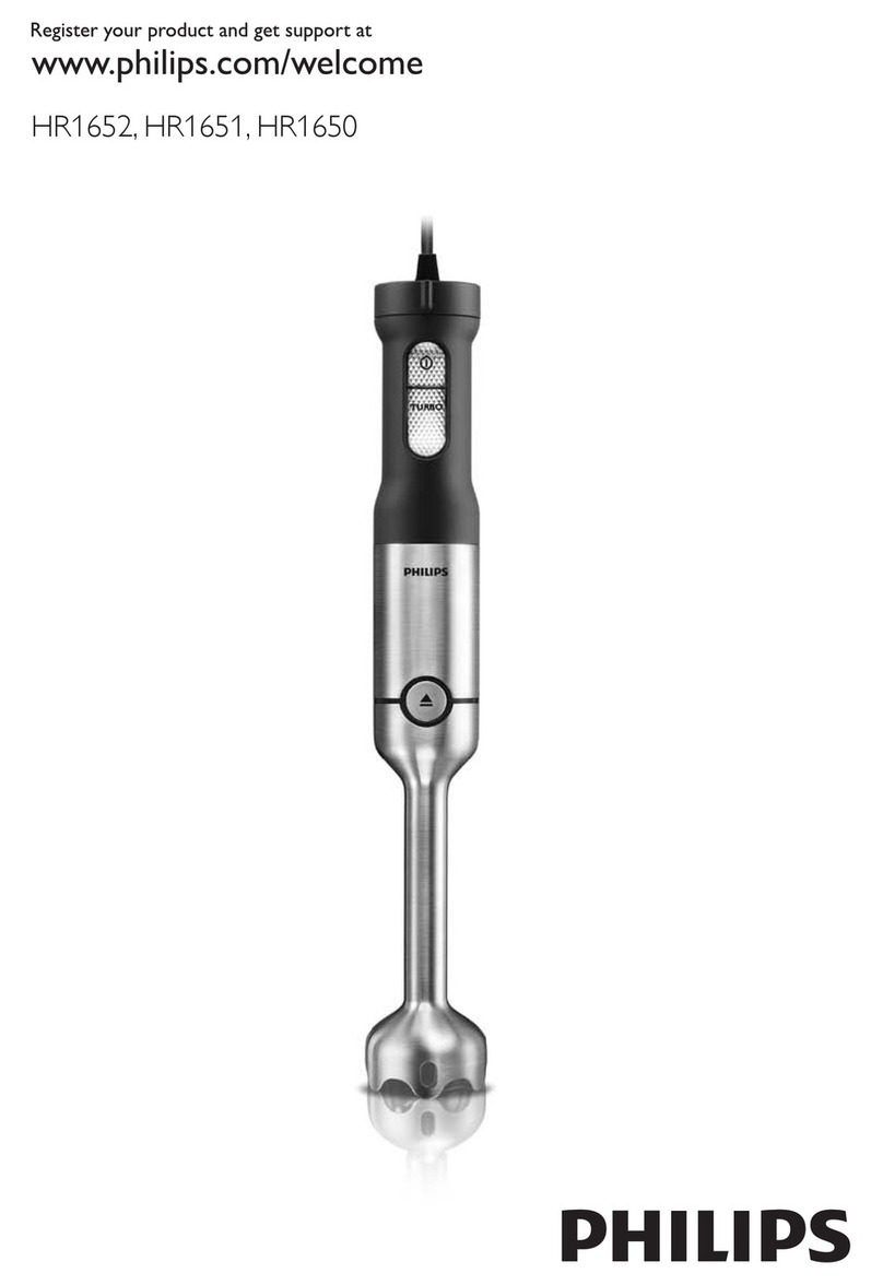 Philips HR1652/91 user manual
