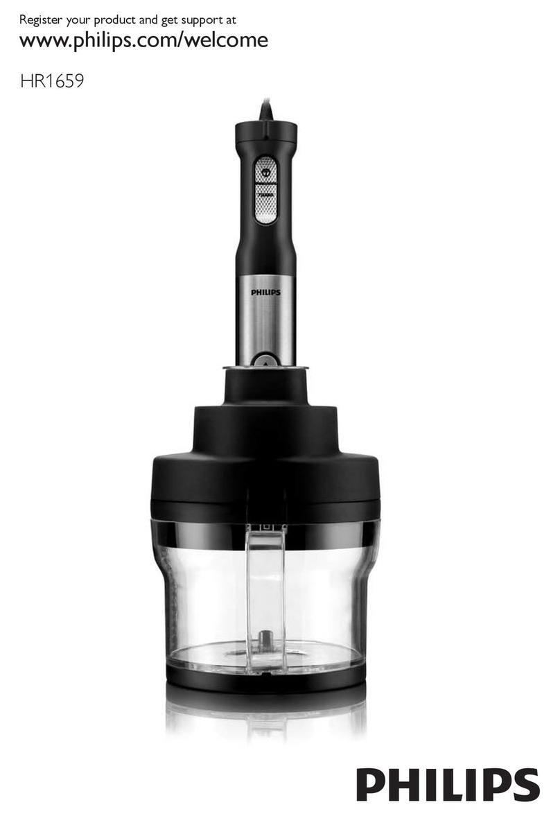 Philips HR1659/90 user manual