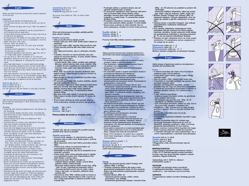 Philips HR1340/10 Operating instructions
