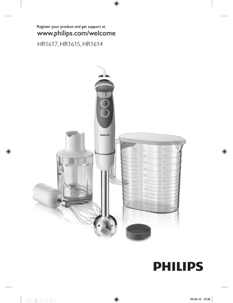 Philips HR1615/91 user manual