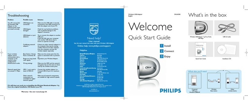 Philips SNU6500/00 User manual Philips SNU6500/00 User manual