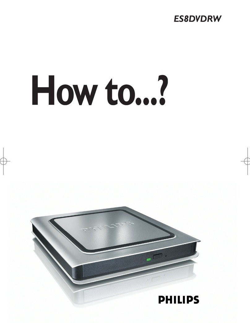 Philips ES8DVDRXK/00 user manual