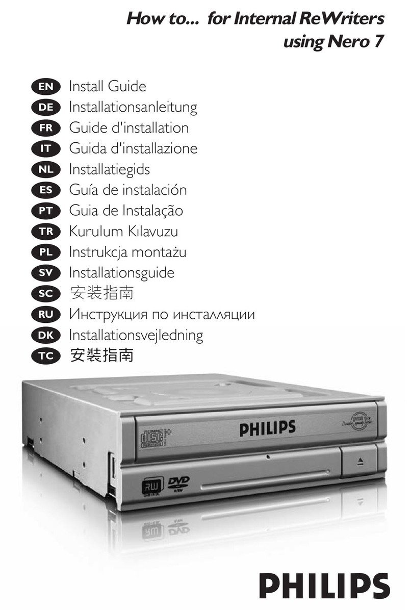 Philips SPD2415SD/97 install guide