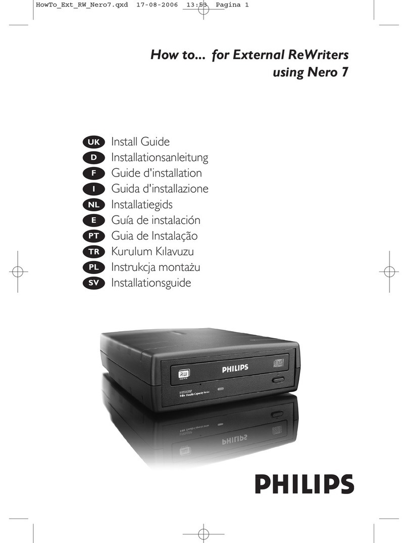Philips SPD3800CC/05 install guide