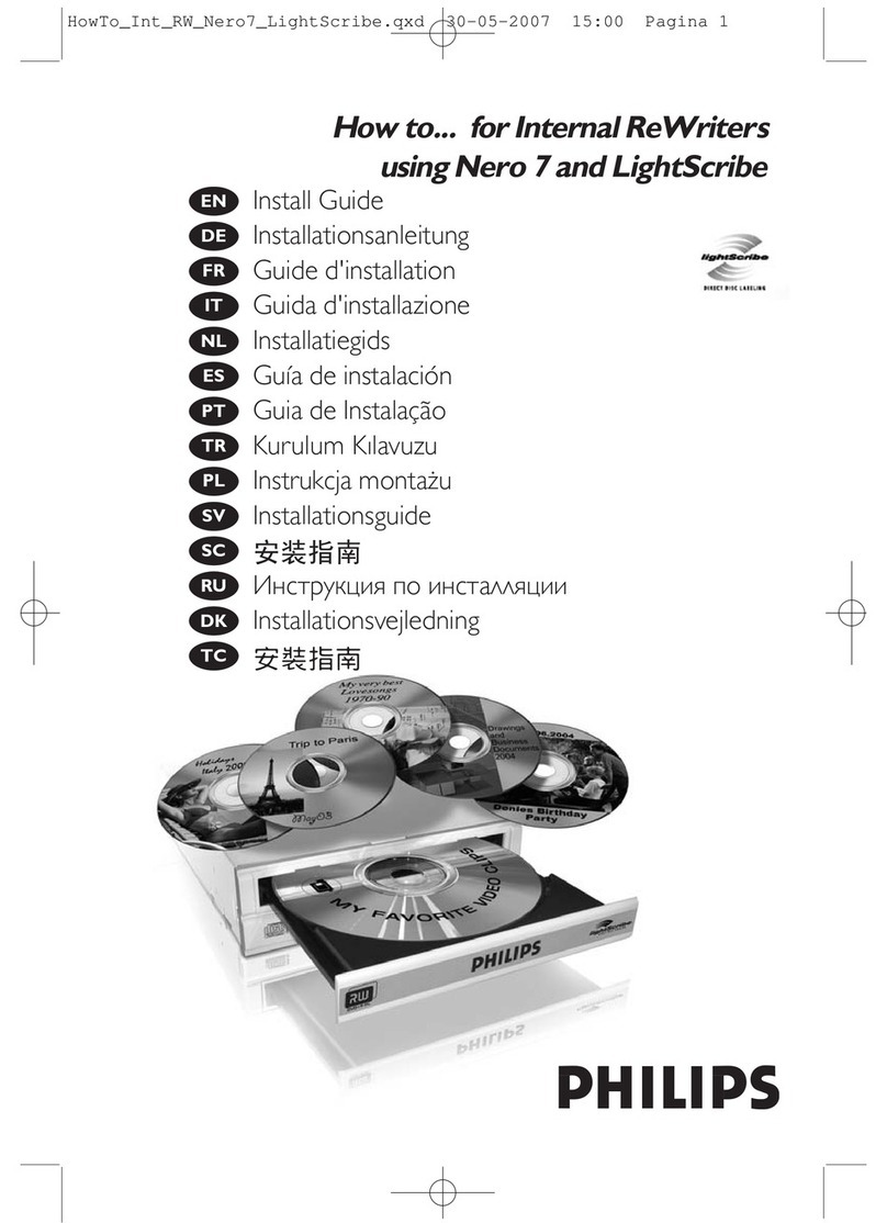 Philips SPD6007BD/97 install guide