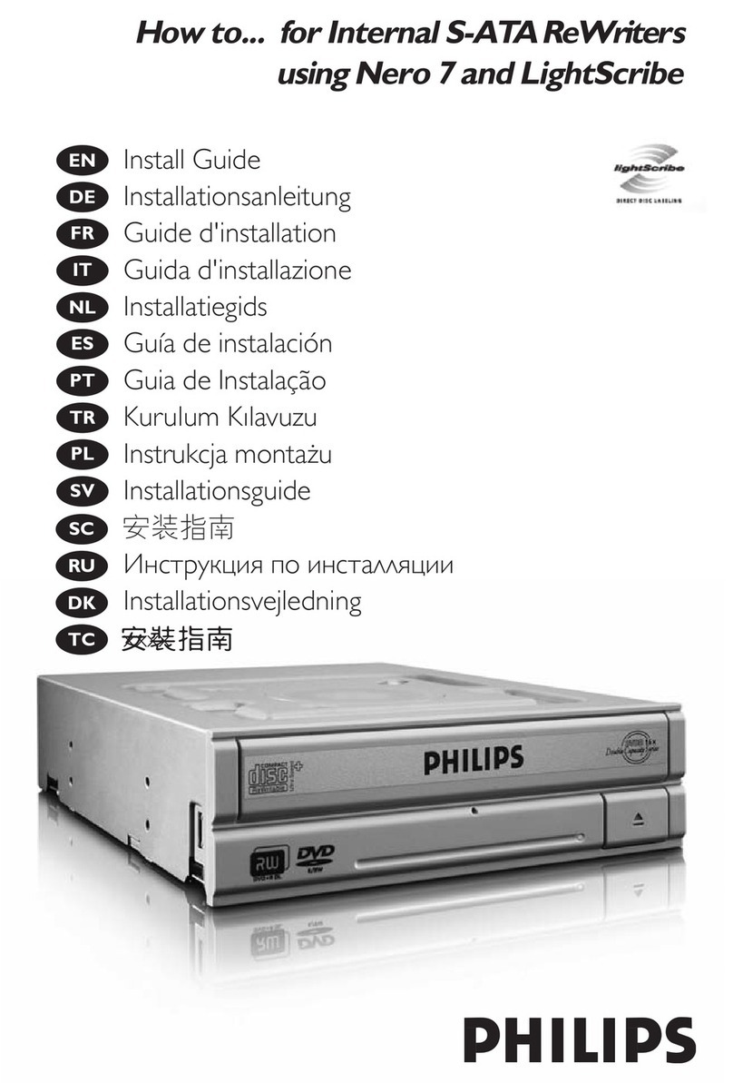 Philips SPD6107BD/10 install guide