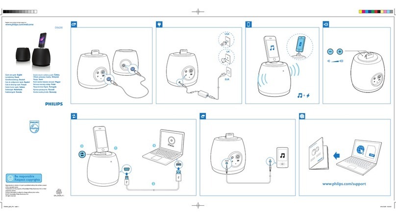 Philips DS6200/10 quick start guide
