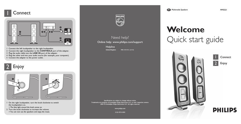 Philips MMS321/05 quick start guide