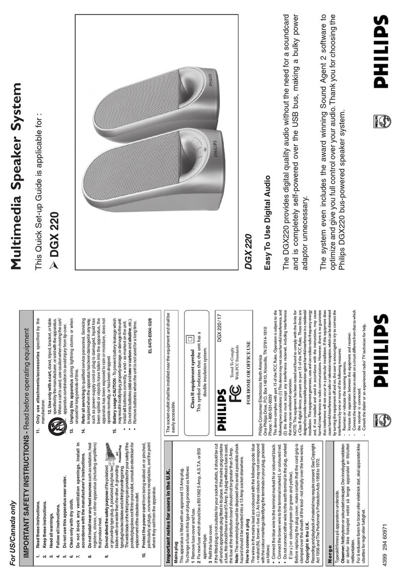 Philips DGX220/00 User manual Philips DGX220/00 User manual