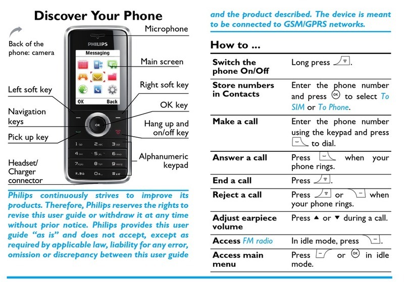 Philips CTE210GRY/40 User manual