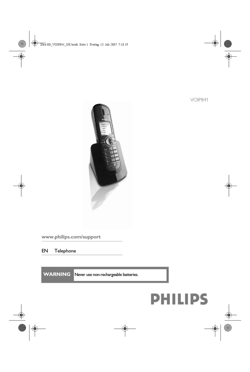 Philips VOIP8410B/05B User manual