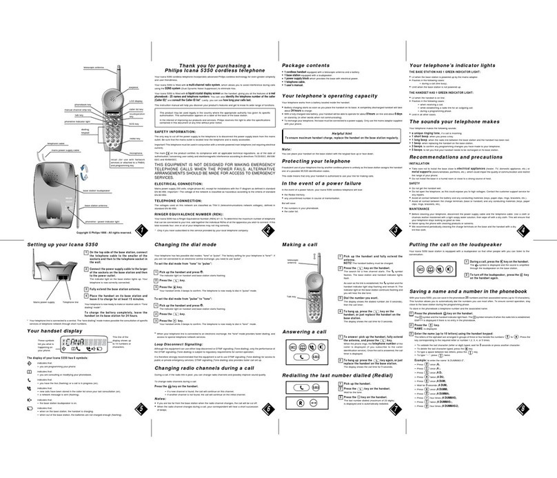 Philips TD5350/BB058P User manual