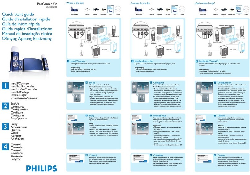 Philips SGC5102BD/05 quick start guide