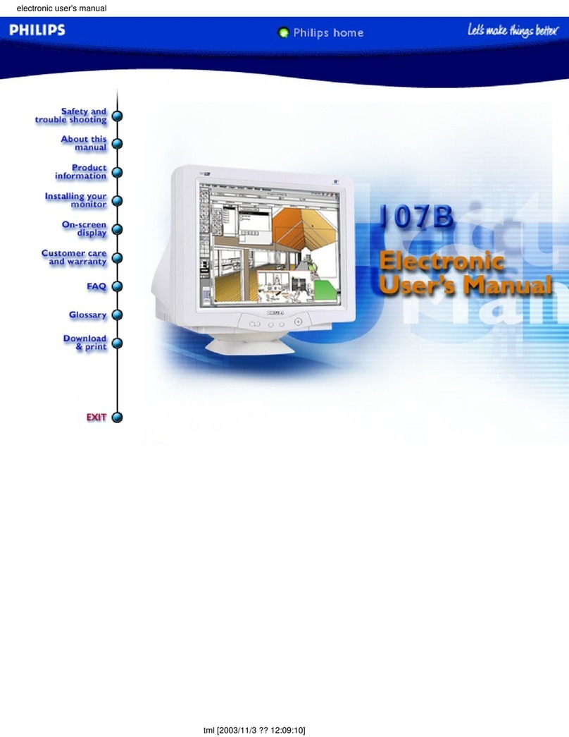 Philips 107B10/05 Installation and operating instructions