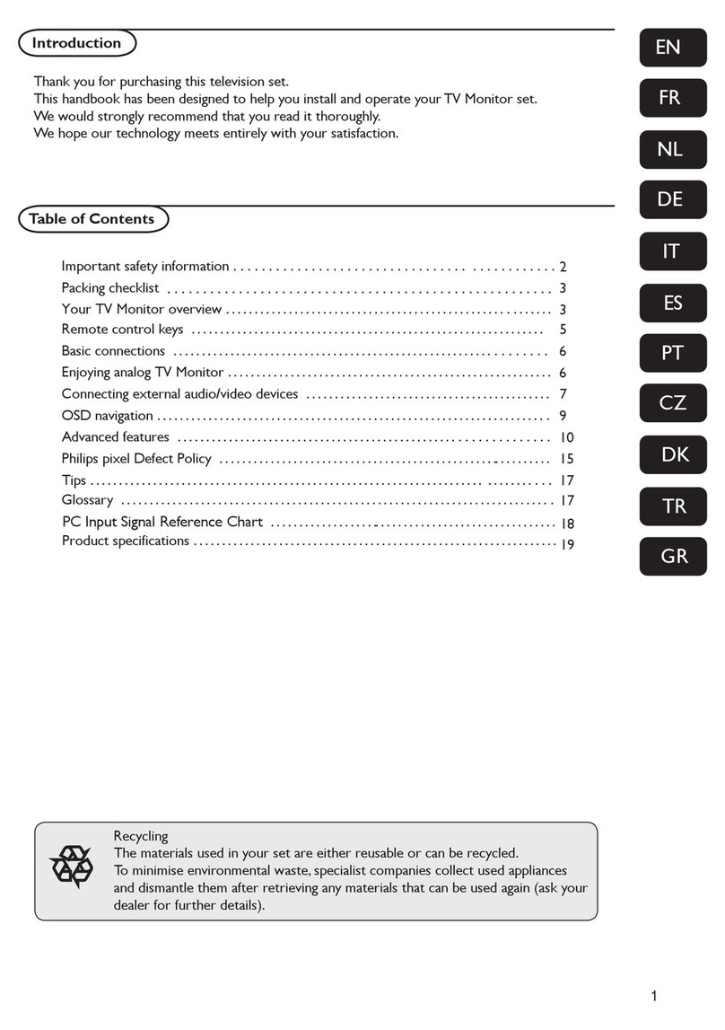 Philips 190TW8FB/05 User manual