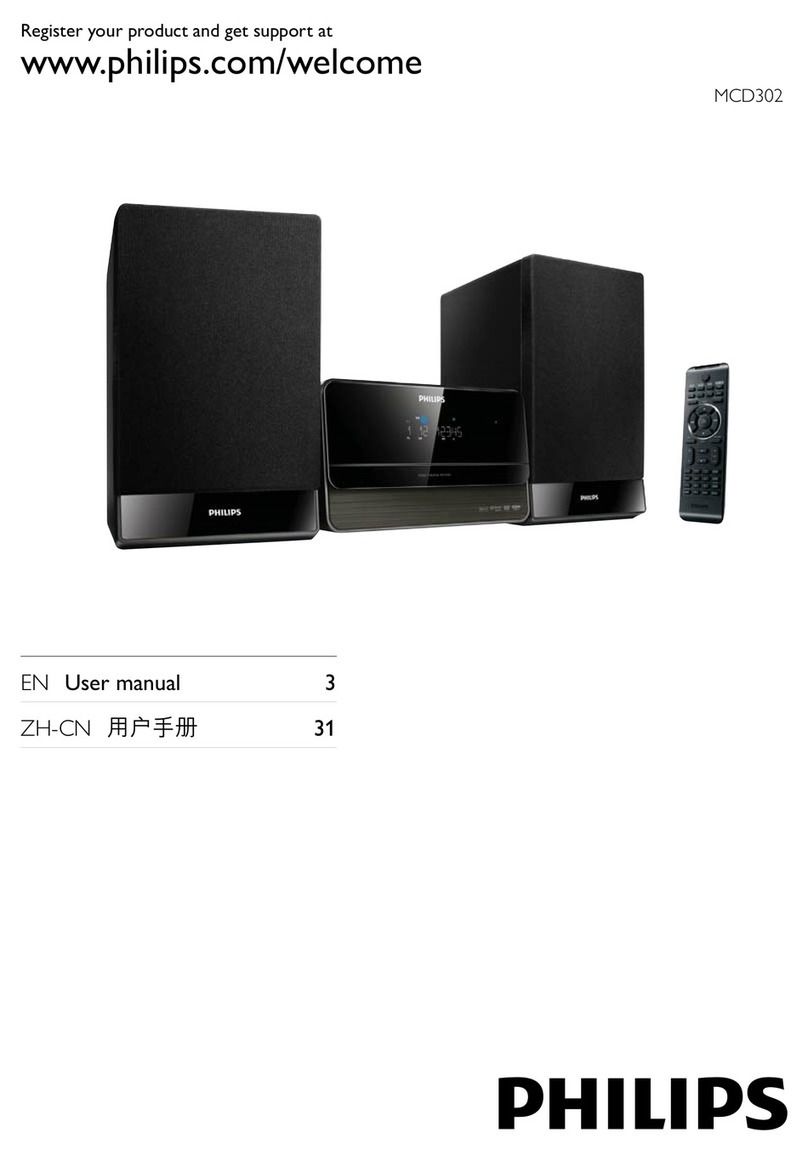 Philips MCD302/93 user manual