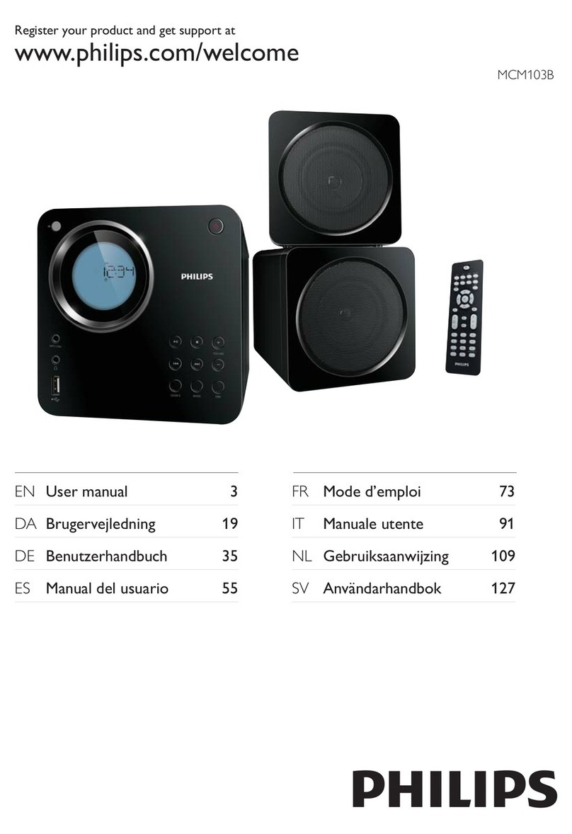 Philips MCM103B/12 user manual