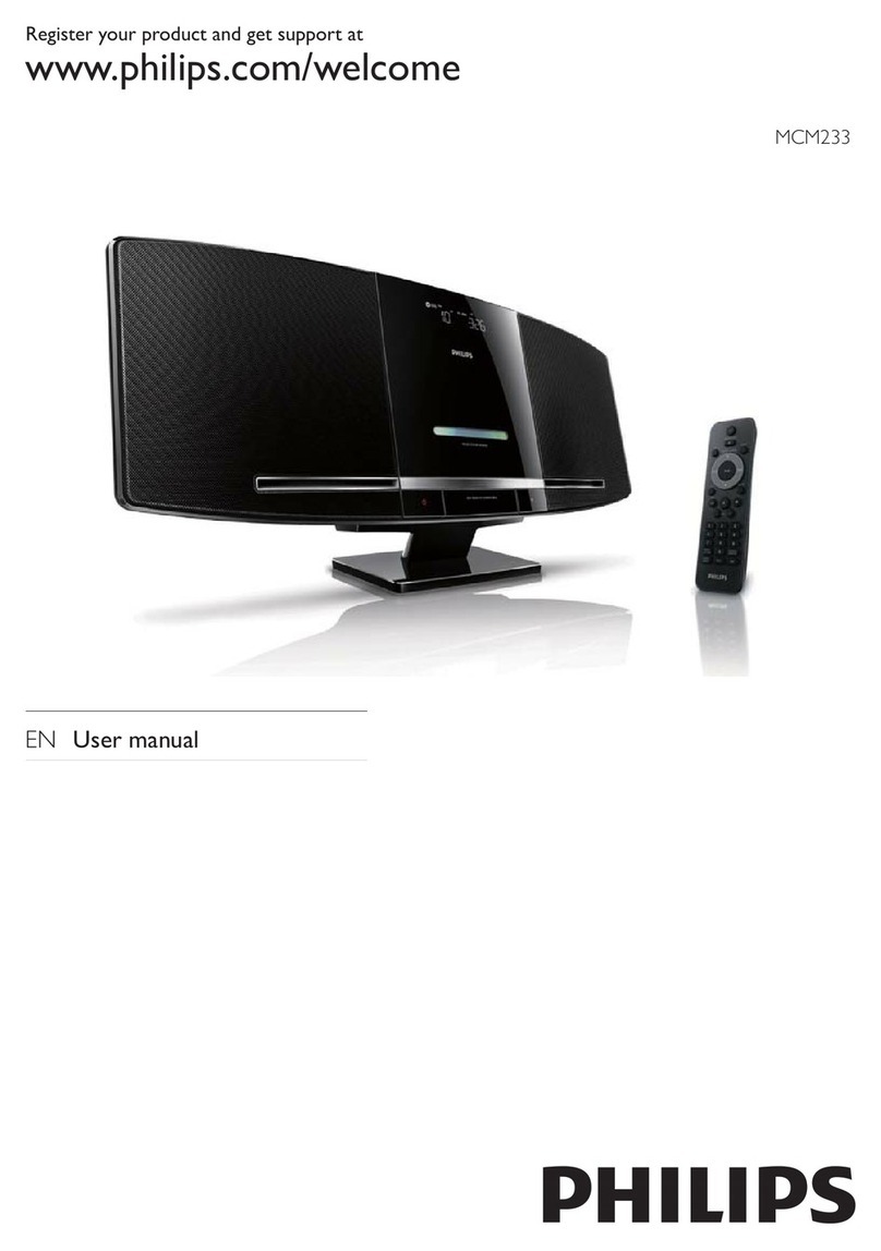 Philips MCM233/79 User manual