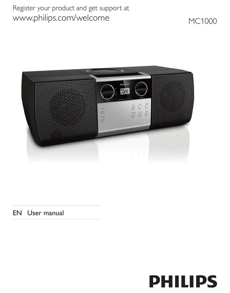 Philips MC1000/12 User manual