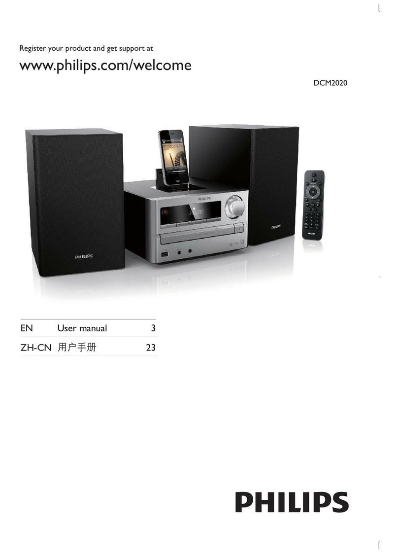 Philips DCM2020/96 User manual
