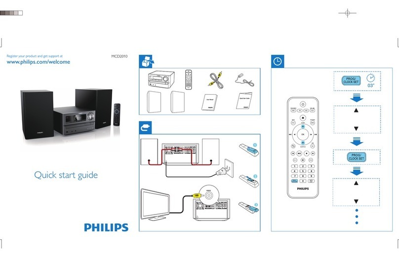 Philips MCD2010/93 quick start guide