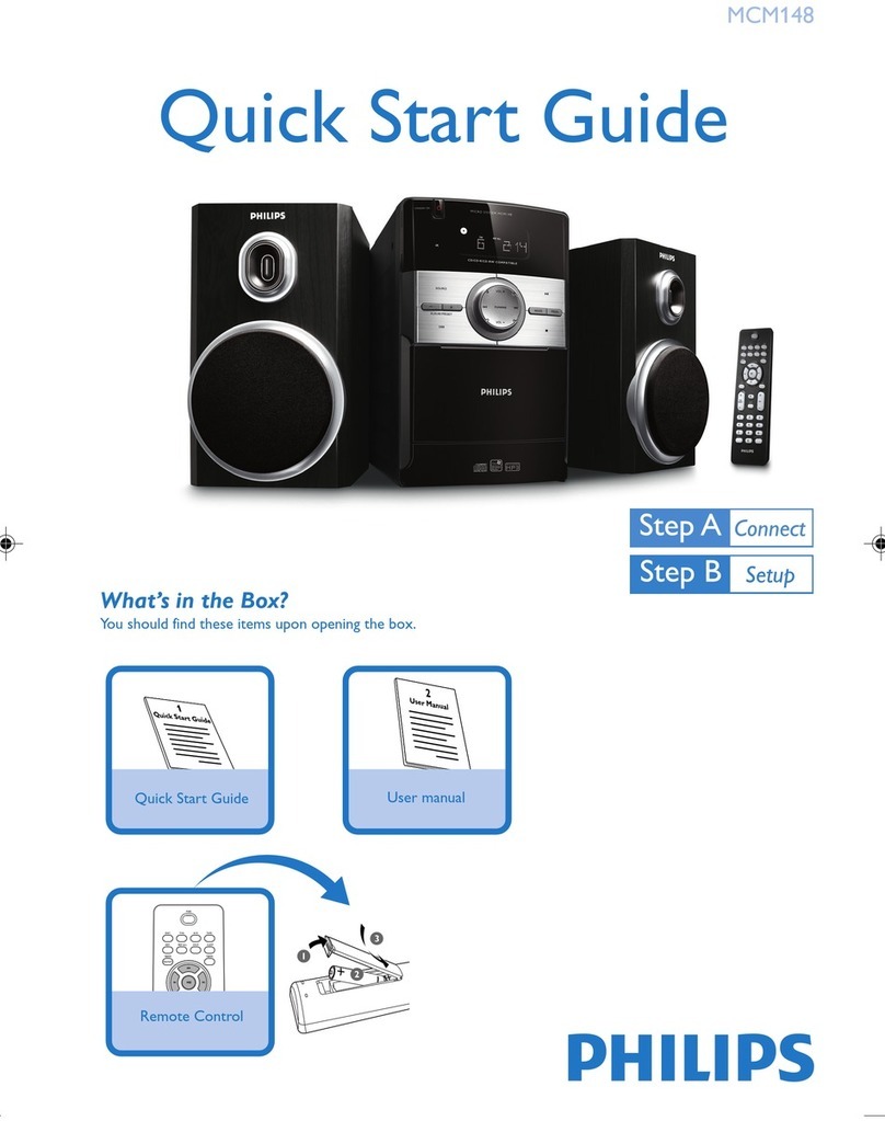 Philips MCM148/77 User manual