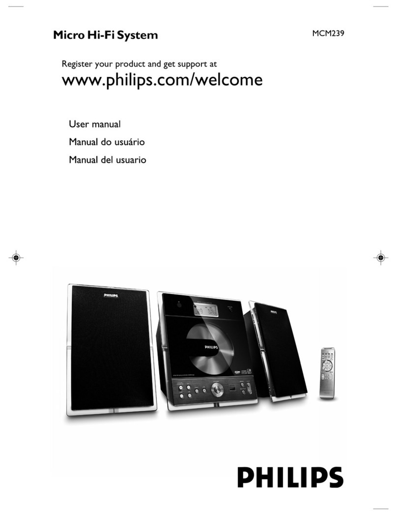 Philips MCM239/55 user manual